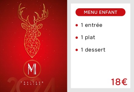 Le menu enfant